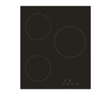 Simfer Hob H4.030.DECSP Vitroceramic, Number of burners/cooking zones 3, Touch control, Black