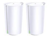 TP-LINK Deco X90 AX6600 Wi-Fi 6 Tri-Band Whole-Home Mesh System 2-pack Quad-core CPU 1x GE 1x 2.5GE RJ45 6x int.antennas MU-MIMO