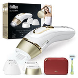 Braun Silk-expert Pro 5 IPL Epilator PL5382 Bulb lifetime (flashes) 400.000 Number of power levels 3 White/Gold