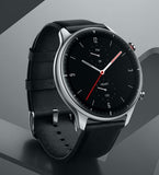 Amazfit GTR 2 Classic Edition Smart watch, GPS (satellite), AMOLED, Touchscreen, Heart rate monitor, Activity monitoring 24/7, Waterproof, Bluetooth, Stainless Steel, Obsidian Black, Wi-Fi