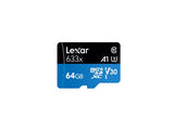 MEMORY MICRO SDXC 64GB UHS-I/W/ADAPTER LSDMI64GBB633A LEXAR