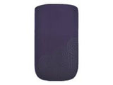 4WORLD 07825 4World Vertical case, velours, 12.5x6.2cm, purple, tears