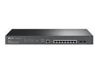 TP-LINK JetStream 8 prievadų 2.5GBase-T ir 2 prievadų 10GE SFP+ L2+ valdomas komutatorius su 8 prievadų PoE+ palaikymu