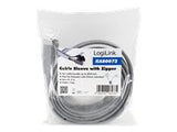 LOGILINK KAB0072 Cable sleeve with zipper Polyester Ã 30 mm grey 2m