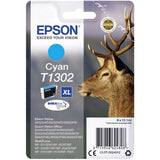 EPSON T1302 ink cartridge cyan extra high capacity 10.1ml 1-pack blister without alarm - DURABrite Ultra Ink