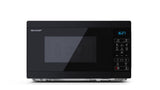 Sharp Microwave Oven YC-MS02E-B Free standing, 800 W, Black