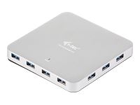 I-TEC USB 3.0 Metal Active HUB 10 port including Power ideal for Notebook Ultrabook Tablet PC support Win and Mac OS