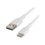 Belkin Male USB-C Male USB-A White 2 m