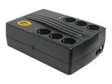 ORVALDI 750SP 750VA UPS 6x Schuko outlets 3backup + 3SurgeProt battery runtime 8 min RJ45 USB