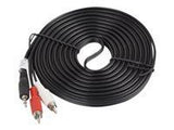LANBERG CA-MJRC-10CC-0050-BK stereo audio cable Mini Jack 3.5mm M ->2x RCA Cinch 5m