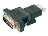 ASSMANN DVI Adapter DVI(18+1) - HDMI type A M/F DVI-D single link HDMI 1.3 compatible bl