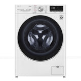 LG Washing Machine With Dryer F4DV709S1E Energy efficiency class A, Front loading, Washing capacity 9 kg, 1400 RPM, Depth 56.5 cm, Width 60 cm, Display, LED, Drying system, Drying capacity 6 kg, Steam function, Direct drive, NFC, Wi-Fi, White