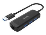 UNITEK HUB USB-A 3.1 5Gbps 3x USB-A + RJ-45 H1111A