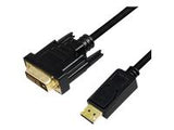 LOGILINK CV0130 LOGILINK - DisplayPort to DVI cable, black, 1m