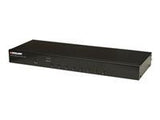 INTELLINET 8-Port Rackmount KVM Switch Combo USB and PS/2 On-Screen Display Cables included Numerical display and LED indicators