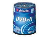 VERBATIM DVD+R 120 min./4.7GB 16x 100-pack spindle DataLife Plus, scratch resistant surface