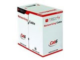 TECHLYPRO 022823 UTP Cat6 bulk cable 4x2 solid CCA 305m box gray