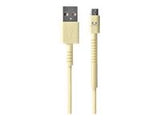 FRESHN REBEL Fabriq Micro USB Cable 3m Buttercup