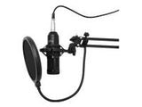 MEDIA-TECH STUDIO AND STREAMING MICROPHONE MT396 Professional Condenser Microphone Set for Studio Recording and Streaming