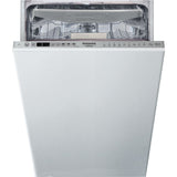 Hotpoint Dishwasher HSIO 3O23 WFE Built-in, Width 44.8 cm, Number of place settings 10, Number of programs 10, Energy efficiency class E, Display, Silver