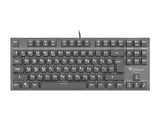 Genesis THOR 300 TKL WHITE Gaming keyboard, RU, Black, Wired, Red Switch