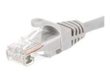 NETRACK BZPAT0256 Netrack patch cable RJ45, snagless boot, Cat 6 UTP, 0.25m grey