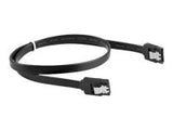 LANBERG CA-SASA-14CU-0070-BK Lanberg cable SATA DATA II (6GB/S) F/F 70cm; METAL CLIPS Black