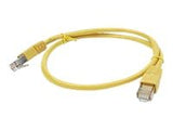 GEMBIRD PP22-0.5M/Y patchcord RJ45 cat.5e FTP 0.5m yellow
