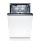 Bosch Serie 2 Dishwasher SRV2IKX10E Built-in, Width 45 cm, Number of place settings 9, Number of programs 4, Energy efficiency class F, AquaStop function, White