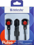 DEFENDER Headset for mobile devices Pulse-428 black in-ear