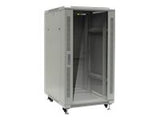 NETRACK 019-220-68-011-Z server cabinet RACK 19inch 22U/600x800mm ASSEMBLED glass door - grey