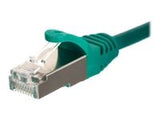 NETRACK BZPAT1FG Netrack patch cable RJ45, snagless boot, Cat 5e FTP, 1m green