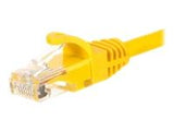 NETRACK BZPAT3UY Netrack patch cable RJ45, snagless boot, Cat 5e UTP, 3m yellow