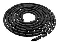 QOLTEC 52253 Qoltec Cable organizer 12mm 10m Black
