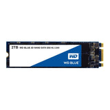 WD Blue 3D NAND SSD 2TB M.2 2280 SATA III 6Gb/s internal single-packed
