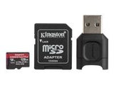 KINGSTON 128GB microSDXC React Plus SDCR2 w/Adapter + MLPM Reader