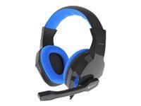 NATEC NSG-1436 GENESIS Gaming headset ARGON 100 Stereo Black-Blue