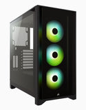 CORSAIR iCUE 4000X RGB Tempered Glass Mid-Tower Black case