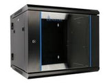 EXTRALINK 6U 600X600 AZH wall-mounted rackmount cabinet swing type black