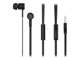 QOLTEC In-ear headphones with microphone Black