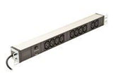 ASM A-19-STRIP-6-IMP PDU strip 19 RACK, 10xC13, 2.0m cable with C14, overload protection, aluminium