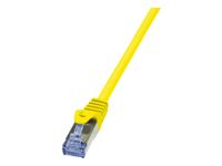 LOGILINK CQ3017S LOGILINK -Patch Cable Cat.6A 10G S/FTP PIMF PrimeLine yellow 0,25m