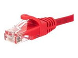 NETRACK BZPAT7UR Netrack patch cable RJ45, snagless boot, Cat 5e UTP, 7m red