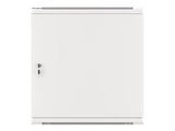 LANBERG Wall mount cabinet 19inch 12U 600x600 steel doors grey flat pack