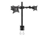 TECHLY 301740 Double twin desk LED/LCD monitor arm 13-27 2x10kg adjustable