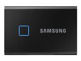 SAMSUNG Portable SSD T7 Touch 1TB extern USB 3.2 Gen.2 black metallic