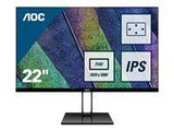 AOC 22V2Q LCD 21.5inch 16:9 IPS Full HD 250 cd/m2 5ms HDMI/ MHL DP