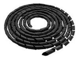 QOLTEC 52250 Qoltec Cable organizer 6mm 10m Black