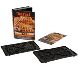 TEFAL XA800612 Heart shape Waffle plates for SW852 Sandwich maker, Black