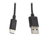 LANBERG CA-USBO-10CC-0010-BK Lanberg cable USB 2.0 Type-C(M)-AM 1m black
